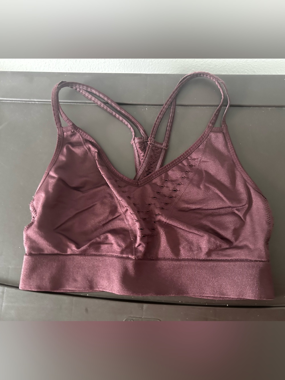 Seamless Wireless Bralette in Deep Plum